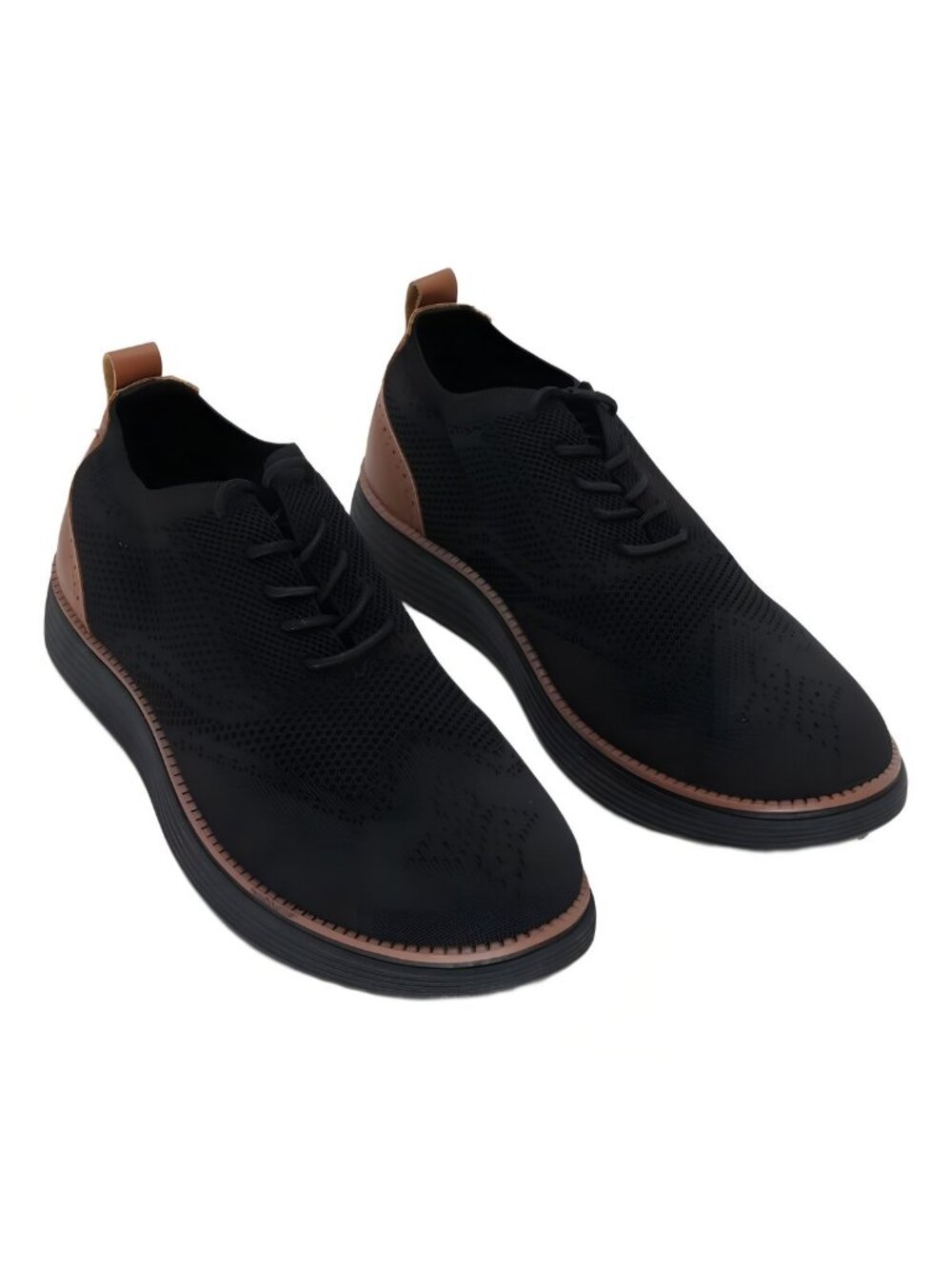Akademiks Mens’s Olney Wingtip Black Size 10M